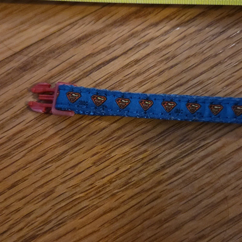 Blue Superman Dog/Cat Collar